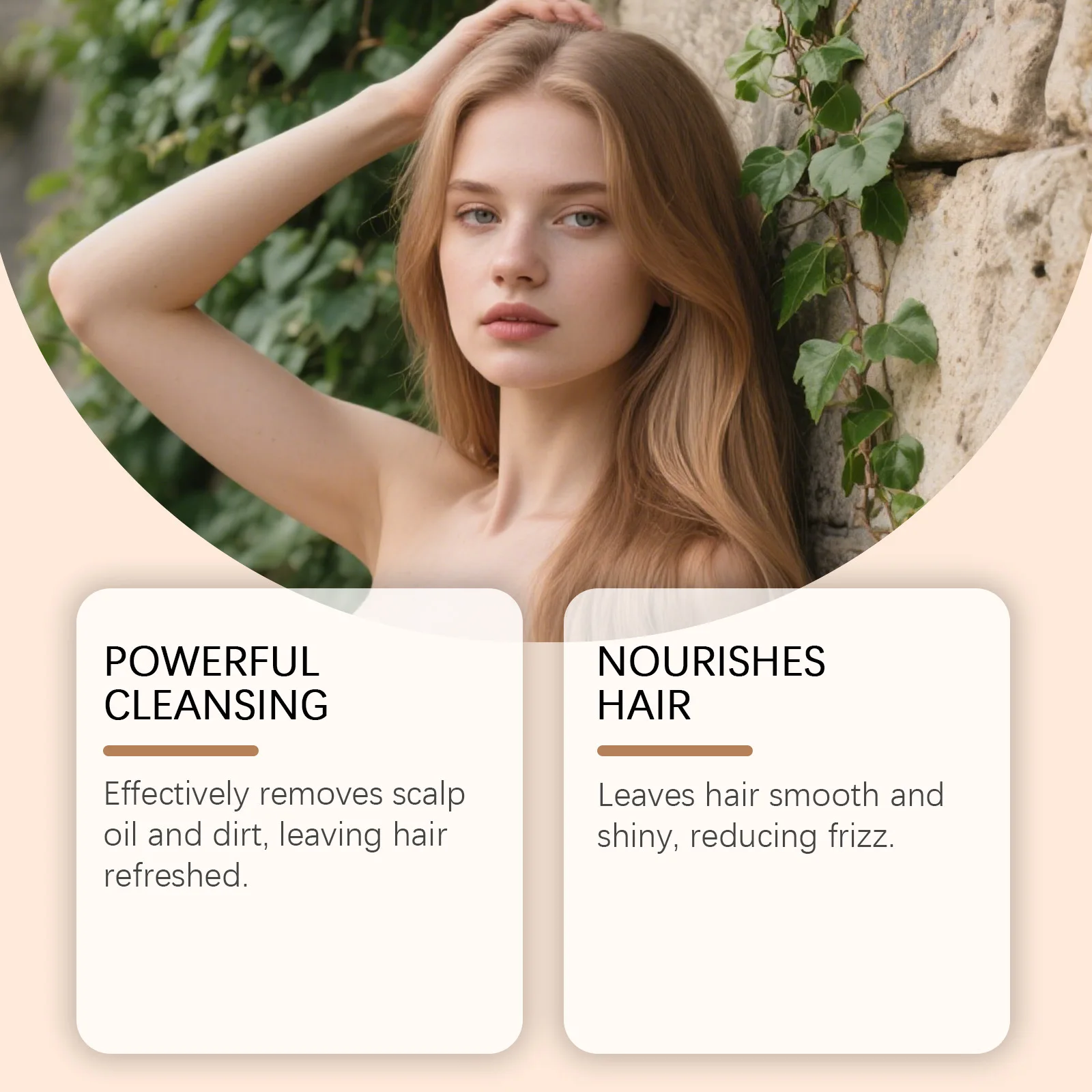 Jabón Champú de Cebolla y Biotina Adecuado para Todo Tipo de Cabello Limpieza Suave Hidratante y Suavizante Rico en Extracto de Alecrim