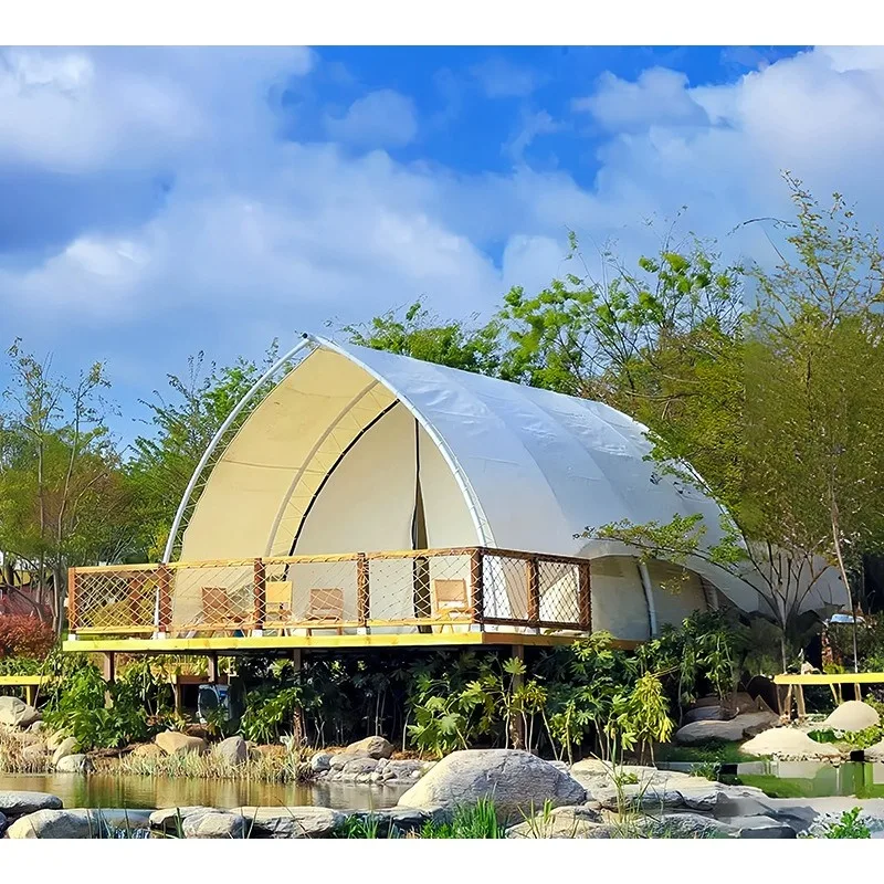 

Camping Supplies Customized Light Luxury Hotel Tent Outdoor Homestay Boat
