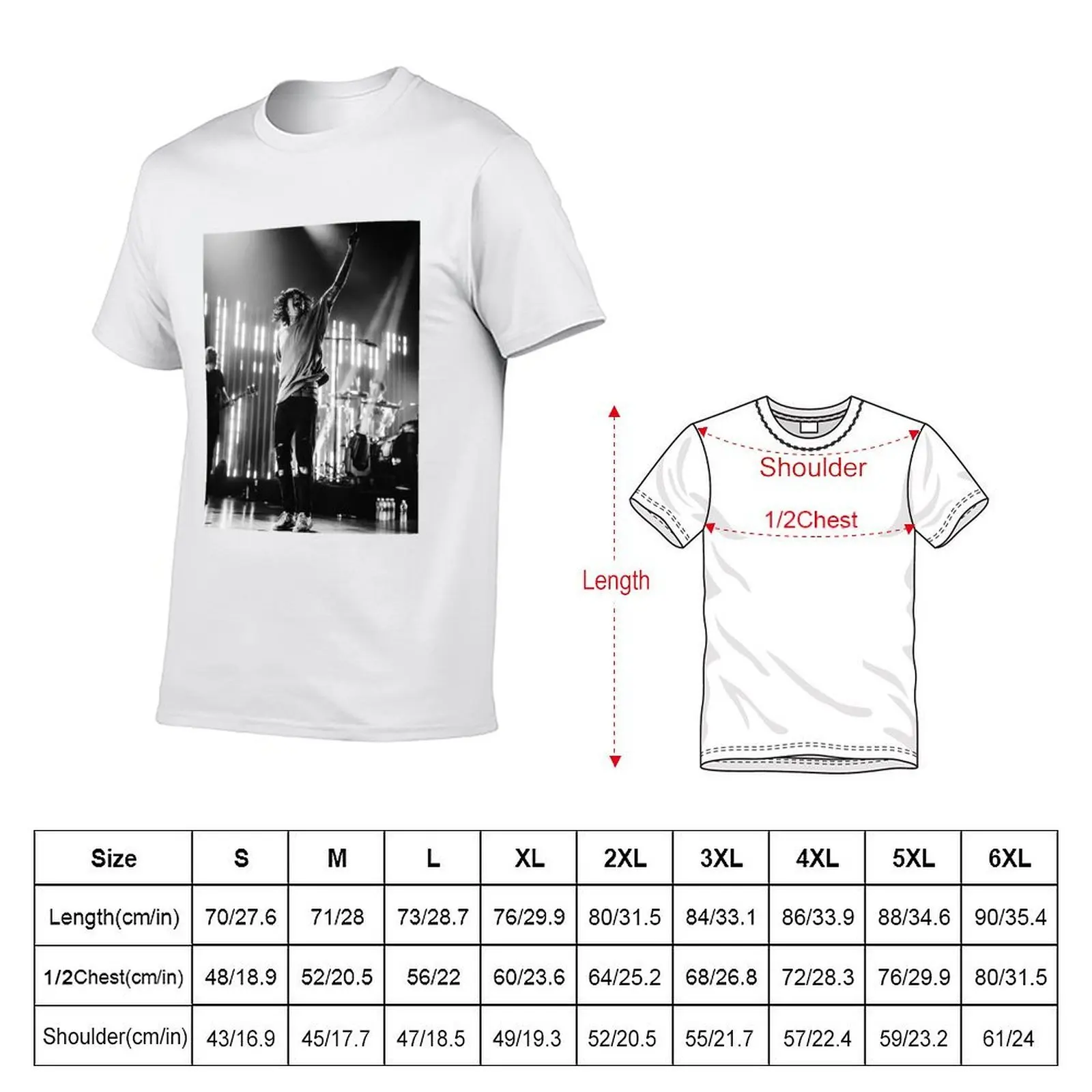 sykes concert T-Shirt blanks blue lock tee shirts for men