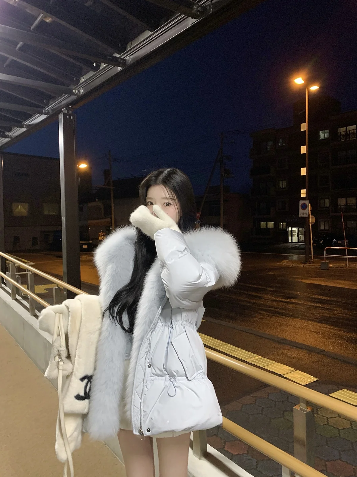 

Женская теплая куртка Yoyozhang Iceland Snowscape Blue с меховым воротником, пуховая, антивозрастная, из полиэфирного волокна, с длинными рукавами