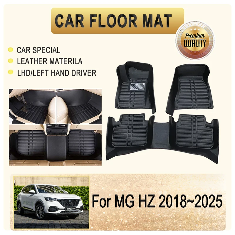 

Car Floor Mats For MG HS EHS 2018~2025 Leather Pad Foot Carpet Left Hand Driver Rugs Inner Liner Cover Auto Interior Accessories