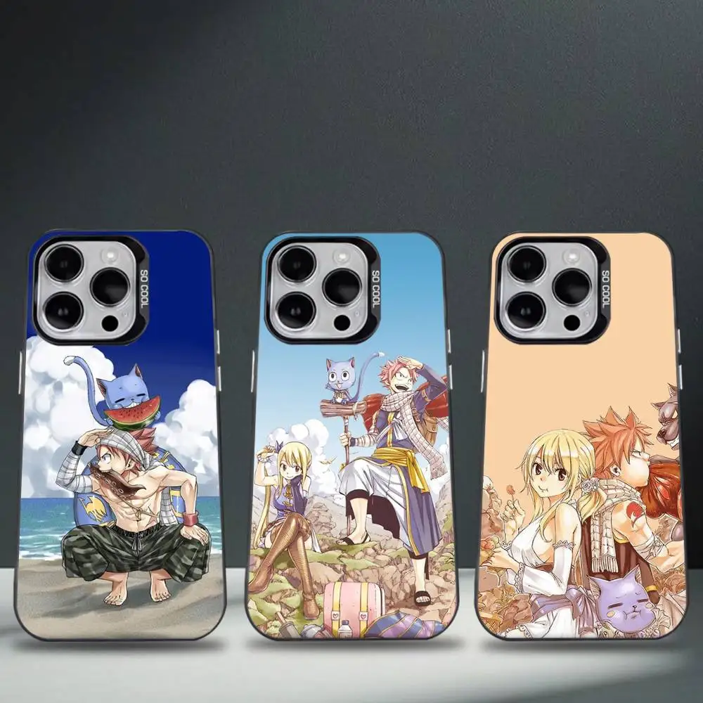 

Fairy Tail Natsu Dragneel Phone Case For iPhone 16,15,14,13,12,11,8,7,Pro,Max,Plus,Mini,XS,SE Anti Fall Black Matte Hard