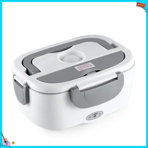 Home Electric Lunch Box Office Lunch Container Stainless Steel Heating Container Lunch Safety Heating