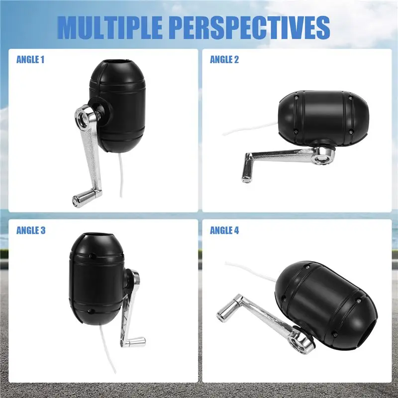 ABJI-Cantilever Umbrella Parts, Patio Umbrella Holder Rocking Handle Adjustable Umbrella Stand Parts Patio Umbrella