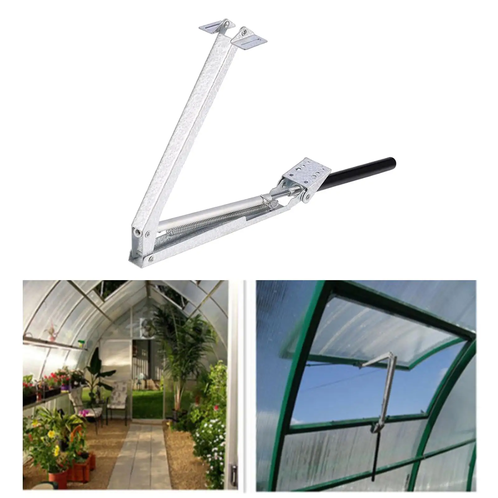 Solar Heat Sensing Greenhouse Window Opener Heavy Duty Aluminum Automatic Vent Tool for Greenhouse Opening