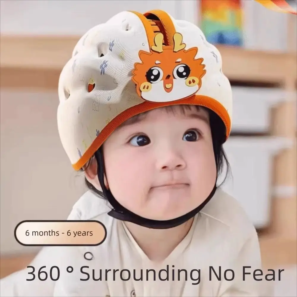 

Breathable Baby Safety Hat Lightweight Anti-Collision Toddler Safety Helmet 360-Degree Protection Adjustable