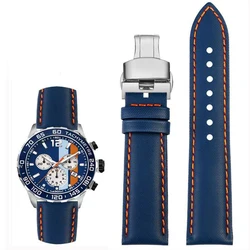 20mm 21mm 22mm 23mm Nylon Leather Bottom Watchband for Mido Helmsman M021 M005 M038 Tudor Seiko Waterproof Watch Strap