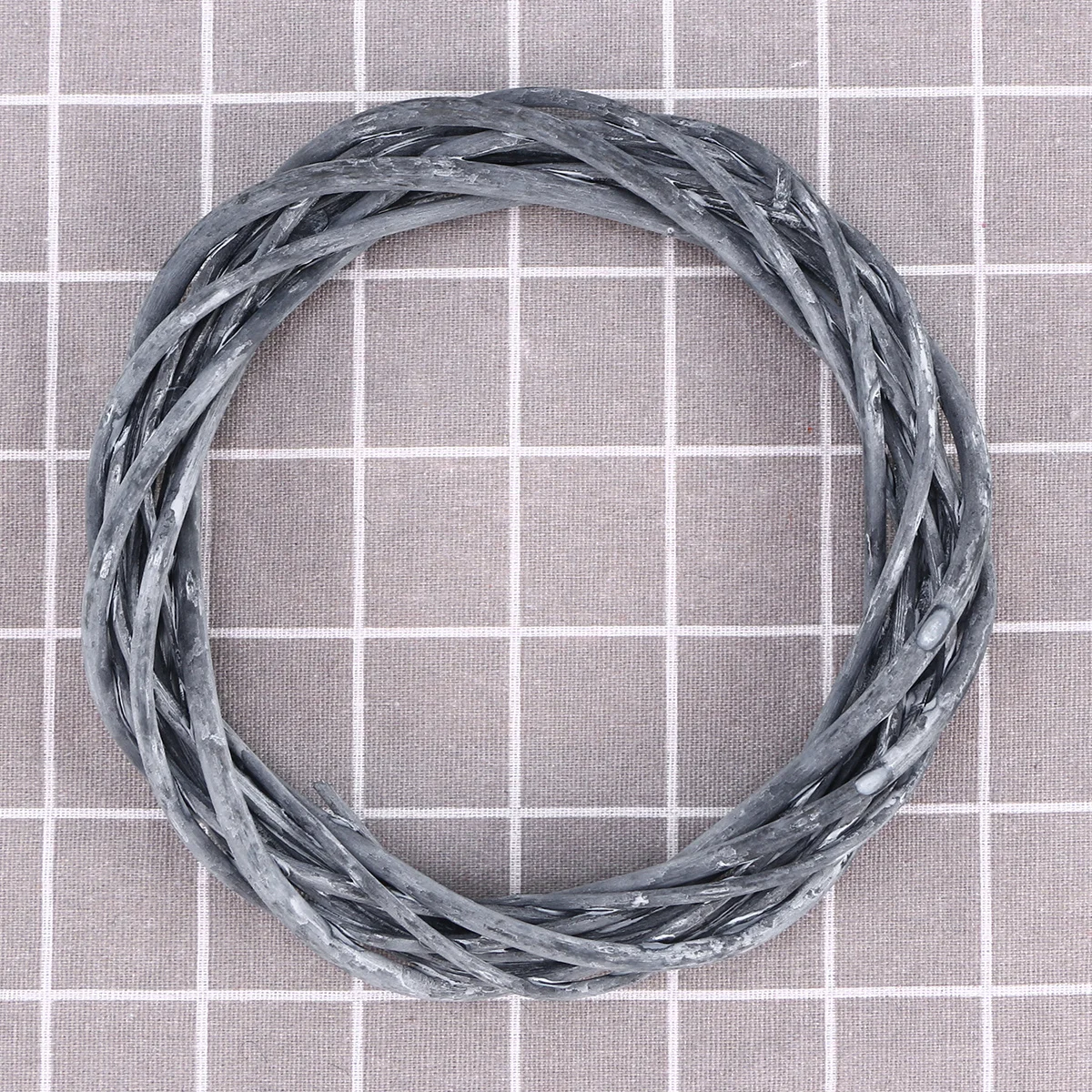 

Decorative Wreath 20cm Black Natural Rattan Wood Handcrafted Creative Projects Home Decor Seasonal Festivals Grapevine Wreath