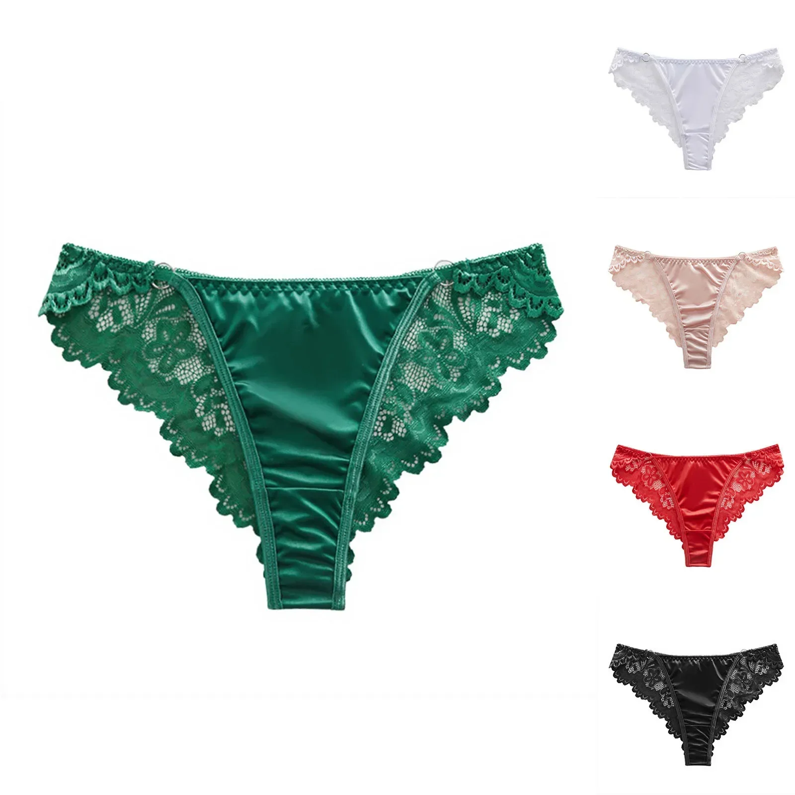 Underwear For Women Thong Women'S Sexy And Casual Comfortable Solid Color Sexy Lace Thong Bowknot Panties For Calcinhas Feminina