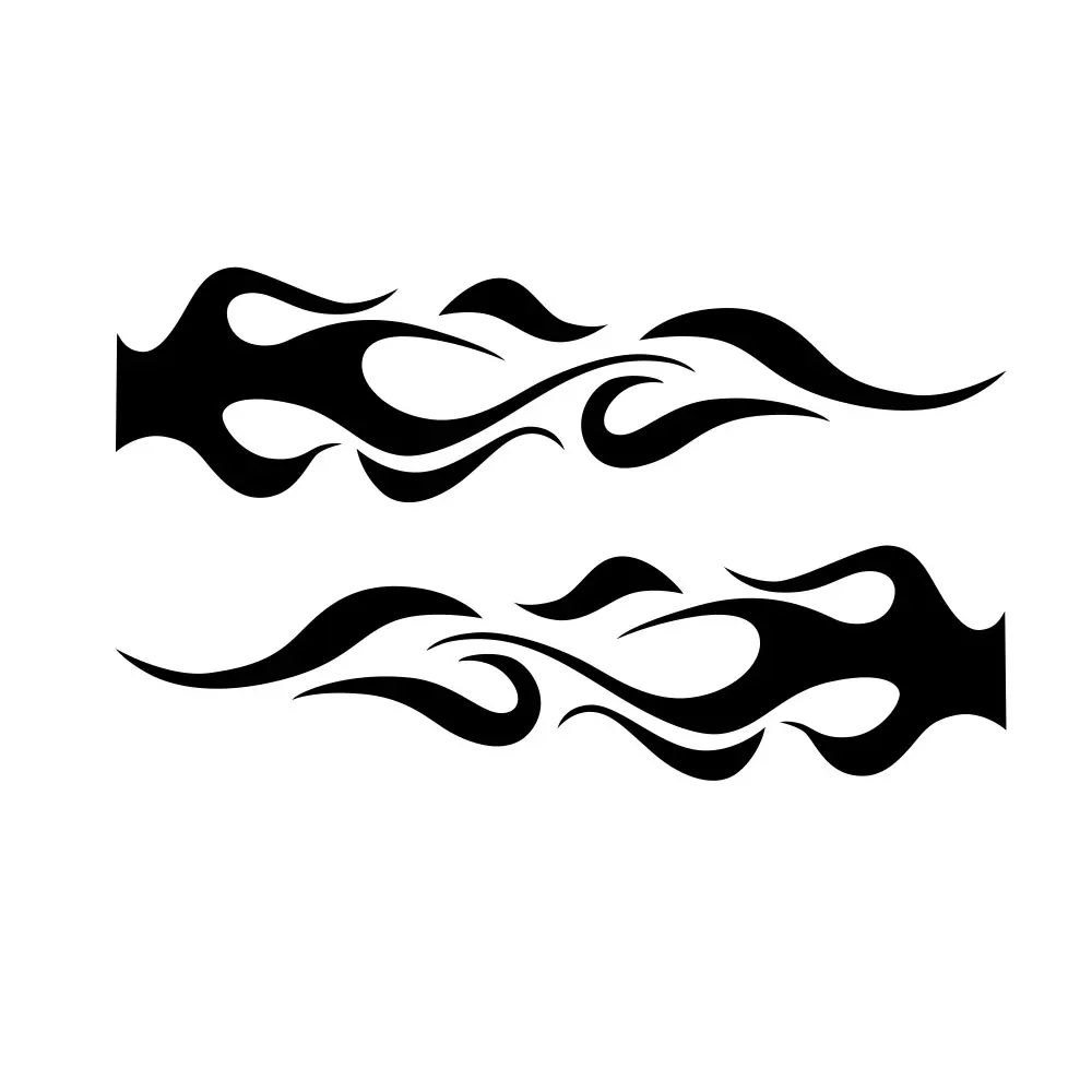 2 x Flame - Tank - Motorcycle MotorBike - Bike - Decal Sticker Vinyl Graphics 16 2 x Flame - Tank - Motorcycle MotorBike - Bike - Decal Sticker Vinyl Graphics 16