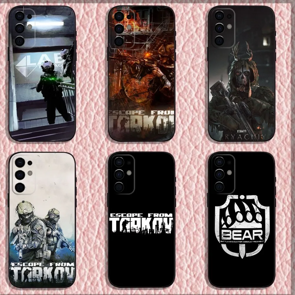 Escape From Tarkov Game Phone Case For Samsung S25,S24,S21,S22,S23,S30,Ultra,S20,Plus,Fe,Lite,Note,10,9,5G Black Soft Shell