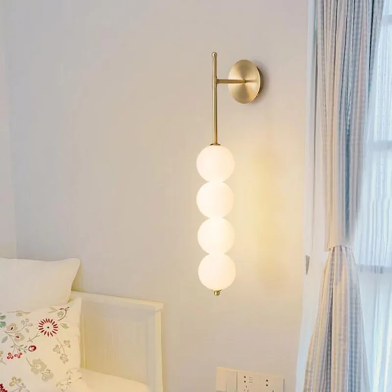 

Creative Minimalist Bedroom Bedside Wall Lamp Living Room Kitchen Bathroom sofa background led wall light decorative light