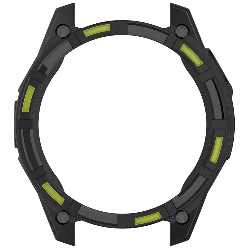 Бронированный чехол для Garmin Fenix 8 47 мм, защитный чехол для ПК с полой рамкой для Garmin Fenix 8 51 мм, солнечный бампер