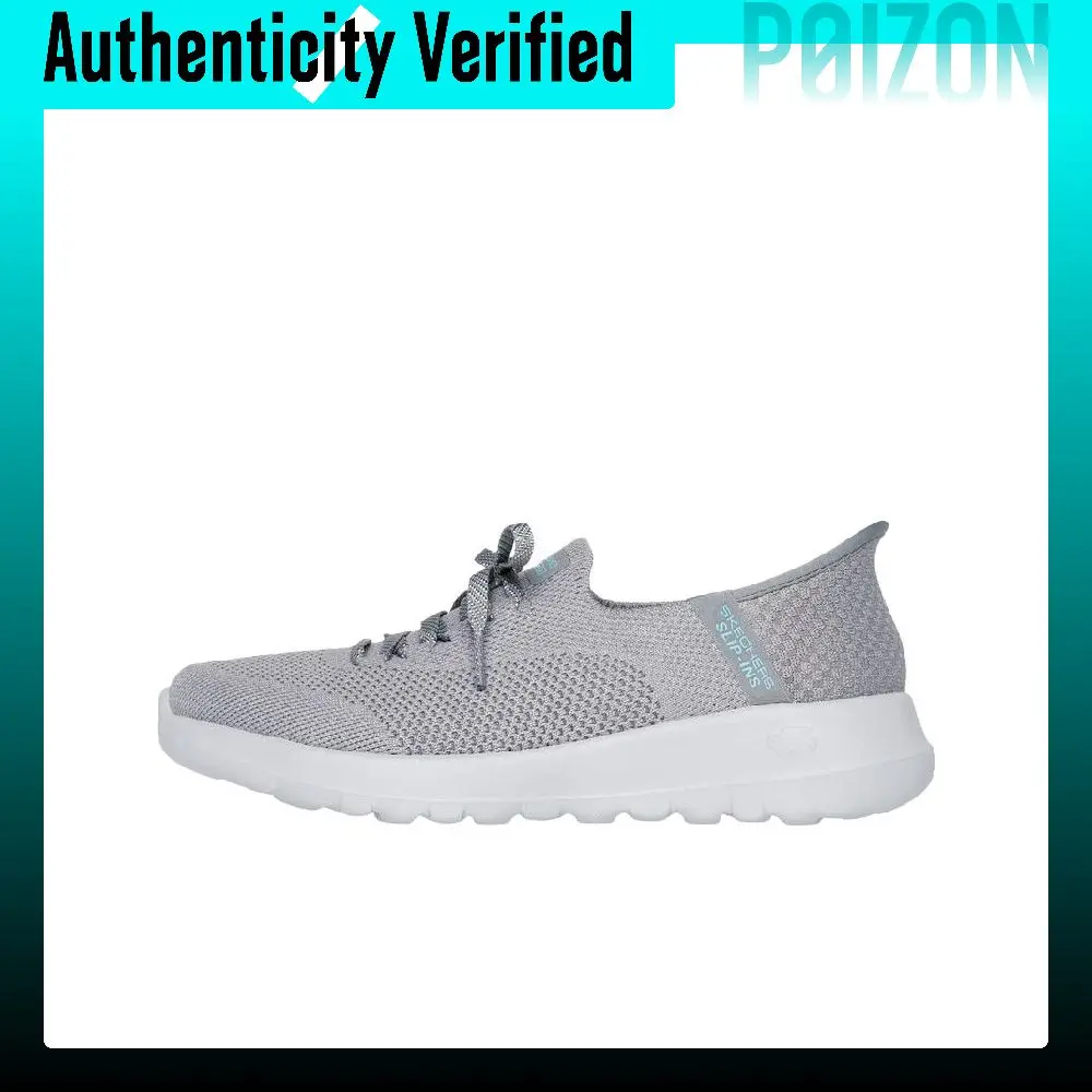 Skechers GO WALK Joy Abby Comfortable Abrasion Resistant, Breathable, Lightweight Low top Casual Shoes Women's Gray 124649-GRY