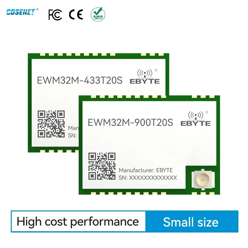 LORA Wireless Serial Module 170/433/868/915MHZ CDSENET E32 Series Transparent Transmission 20-37dBm Low Power UART Test Board