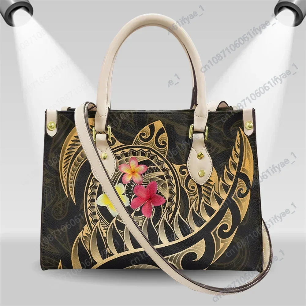 Tas selempang wanita polinesian Hawaii, tas selempang wanita, tas tangan Sac wanita, motif Fern perak, Turtle Hawaii