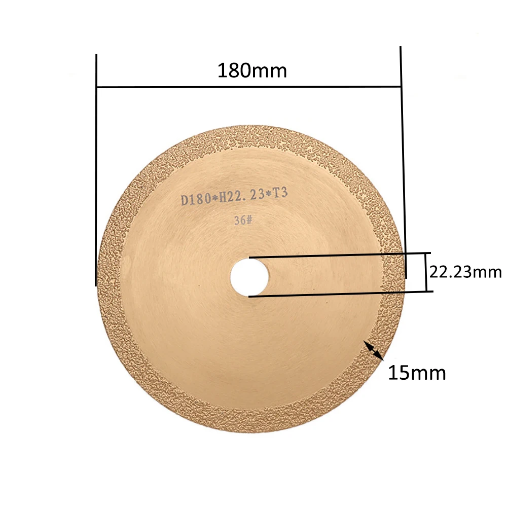125/150/180 مللي متر الماس الحديد الزهر شفرة تقطيع طحن عجلة المعادن شفرة المنشار الرخام طحن شفرة للزجاج اليشم أدوات السيراميك #2