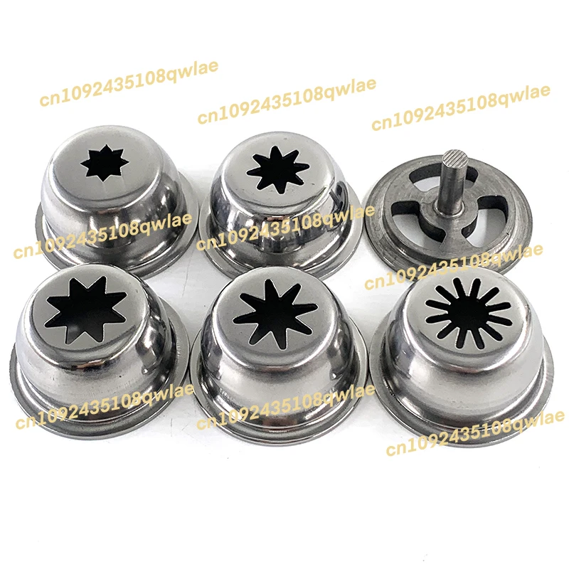 

Набор из 4-х сменных насадок для чуррос из нержавеющей стали (53 мм внешний диаметр) для аппарата для чуррос