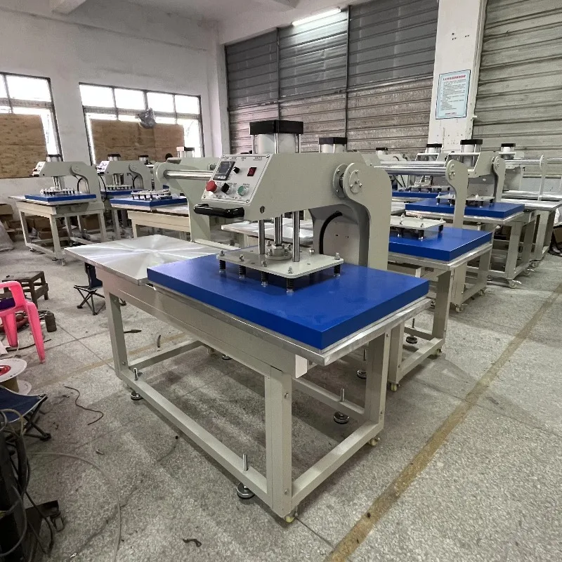 Automatic Heat Transfer Apparel Textile Machinery Double Station  Large Format Heat Press Machine Auto Open