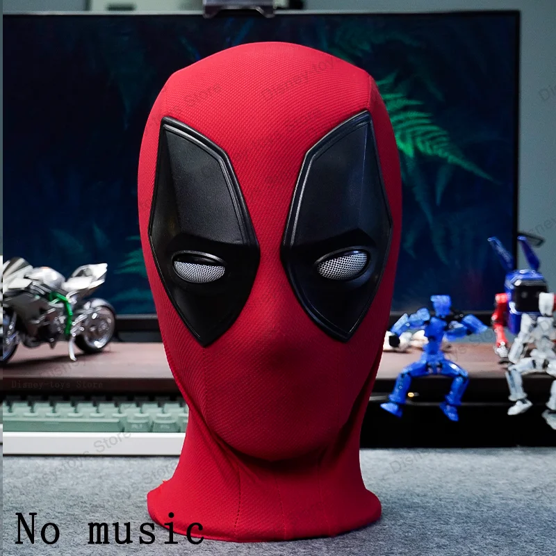 Mascara Deadpool Mobile Eye Electronic Deadpool decorazione del Desktop 1:1 telecomando Cosplay regalo per adulti e bambini