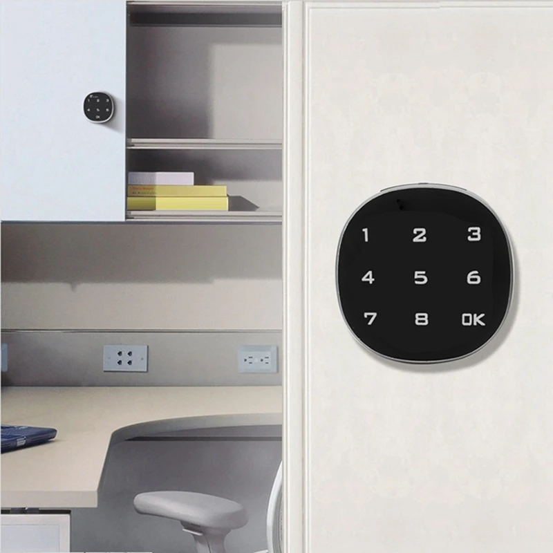 Digital Electronic Smart Mailbox Lock Touch Screen Lock File Iron Steel Desk Cabinet Door Password Keypad Lock Easy To Use 20MM