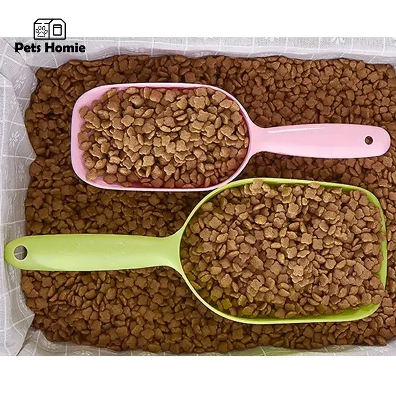 1pc Pet Food Shovel Plastic Puppy Food Scooper Dogfood Measuring Cup Catfood Scoop Pet Feeding Supplies Dog Accessories