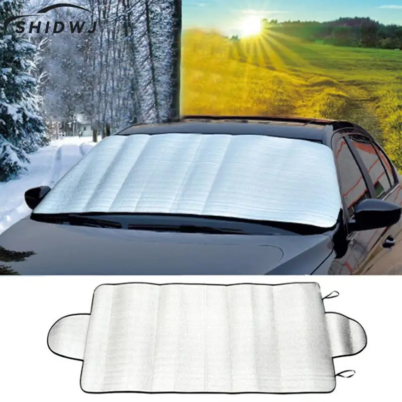 150cm x 70cm Universal Car Front Windshield Cover Sun Shade Snow Car Cover Sunshield Dust Waterproof  Outdoor Protector