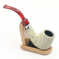 Durable Detachable Resin Snake Grain Pipe Filter cigarette holder resin pipe Smoking Pipe Tobacco Cigarettes Cigar Pipes Gift