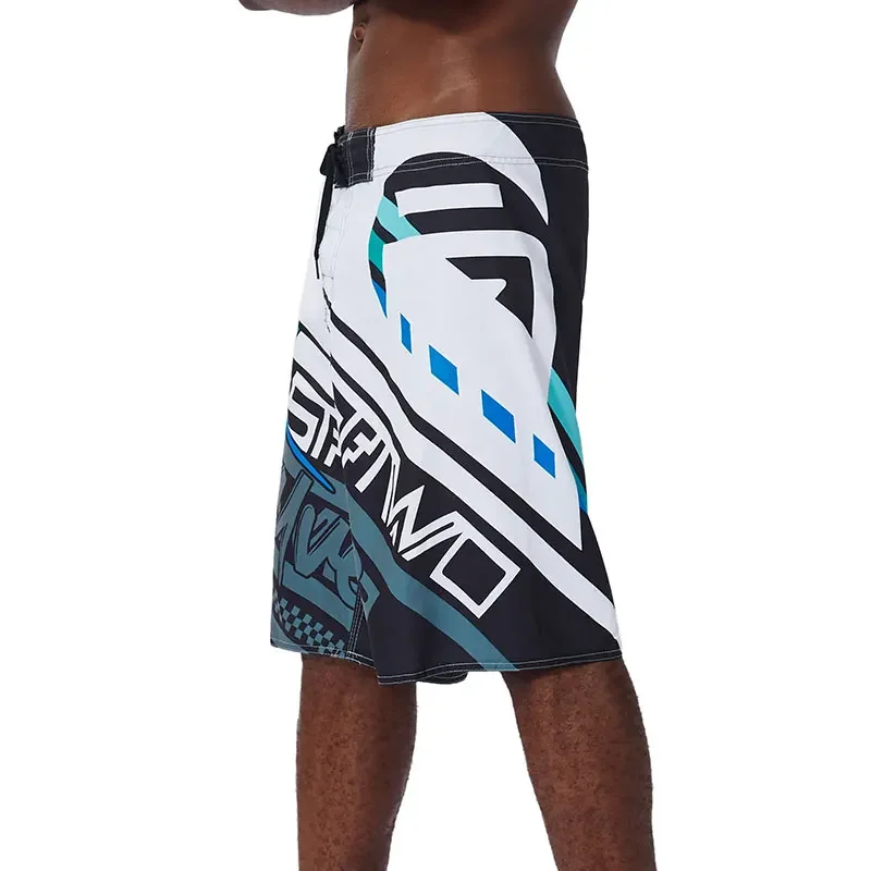 Bermuda Brand Beach Shorts Summer Quick Dry Mens Board Swimsuits Man Swim Trunks Surf Swimwear Male Athletic Running Gym Pants