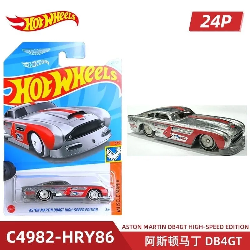 

Hot Wheels Cars 2024 P Case ASTON MARTIN DB4GT HIGH-SPEED EDITION 1:64 Diecast Vehicle Model Cars Toys Boys Gift