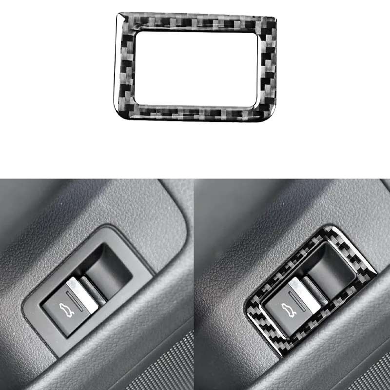 Suitable For Audi A6LA7 2019-2024 Car Luggage Compartment Switch Button Frame Cover Decorative Decal Interior Modify Accessories