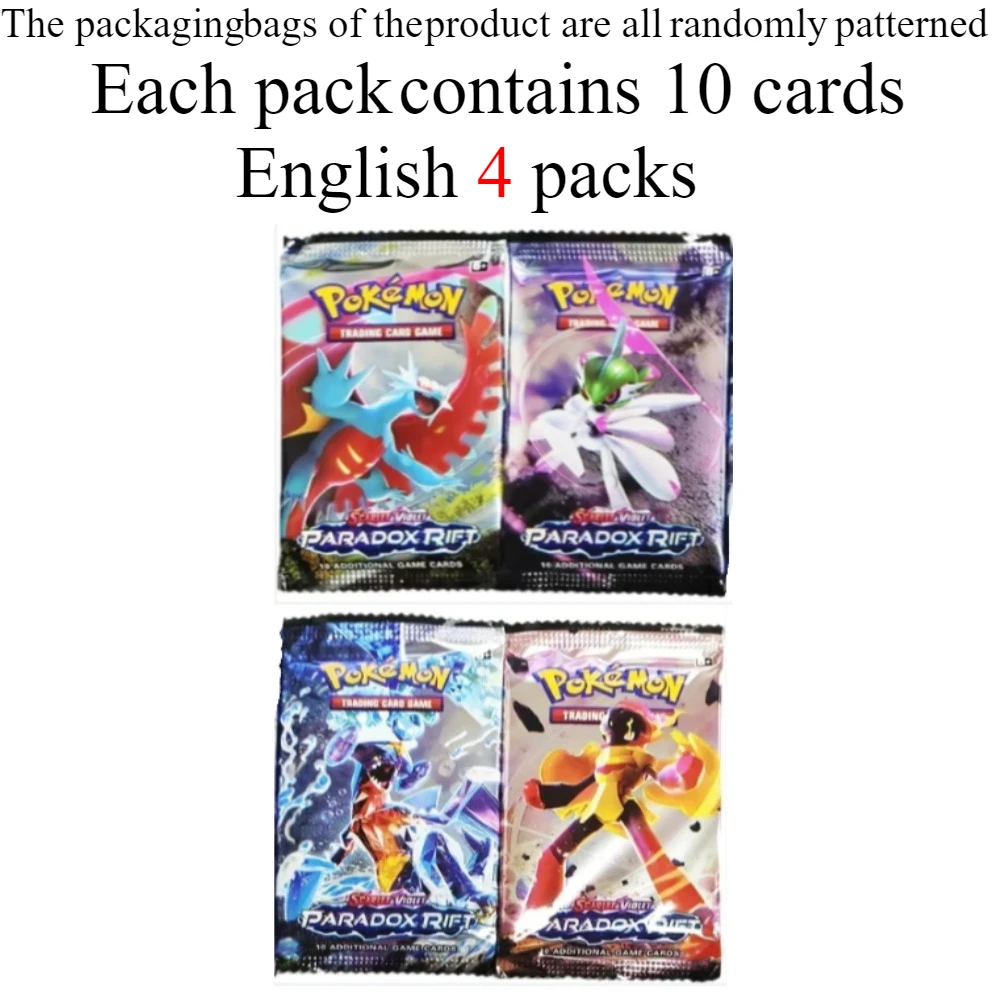 40/360 Stuks Doos Pokemon Kaart Scarlet & Violet Prismatische Evolutions Engels Booster Battle Carte Trading Collection Kaarten game card