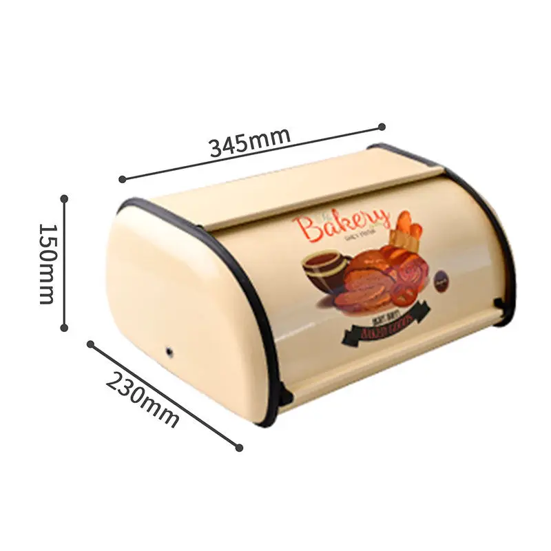 European and American retro pastoral house farming style bread box iron box coffee shop restaurant decoration decoration storage