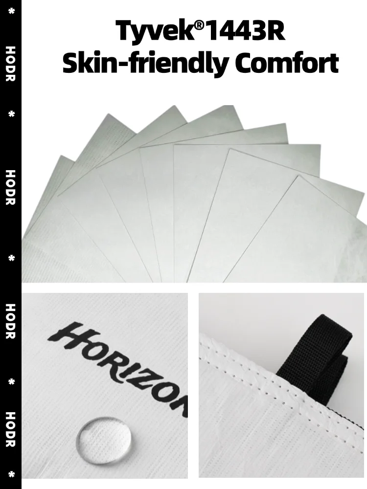 [HODRGEAR] Outdoor Tyvek ® Isolierte Lebensmittelbeutel, ultraleichte Gefriertrocknungs-Mahlzeit, gemütliche Wärmetasche, reißfeste Ausrüstung für Wanderungen und Camping – Detail 2