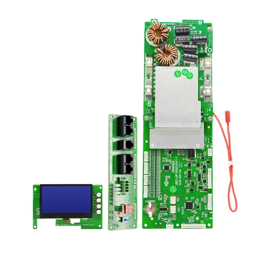 15S 16S 48V 100A 200A ESS Smart BMS With LCD CAN UART RS485 For Energy Storage Battery Management System