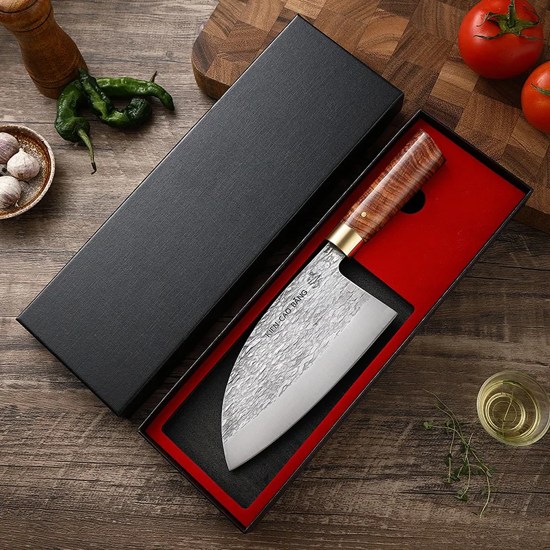 

Hand-forged Kitchen Knife High Chrome Steel Slicing Knife Kitchen Professional Chef Knife Sharp Meat Cleaver Cooking Tool