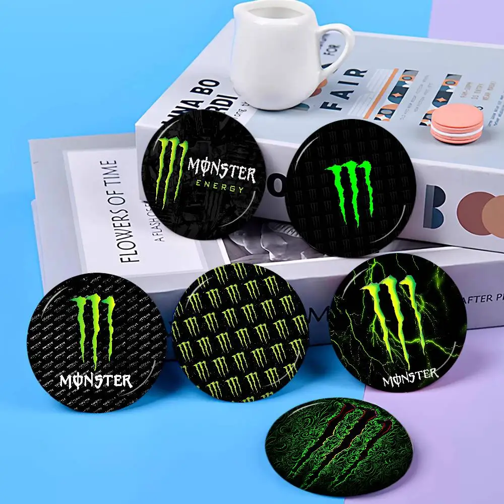 M_MonsterES-Fashion-E-Energys Botones Personalizables de 32/44/58MM, Lindos, Divertidos y Creativos, Joyería Decorativa, Regalos para Amigos