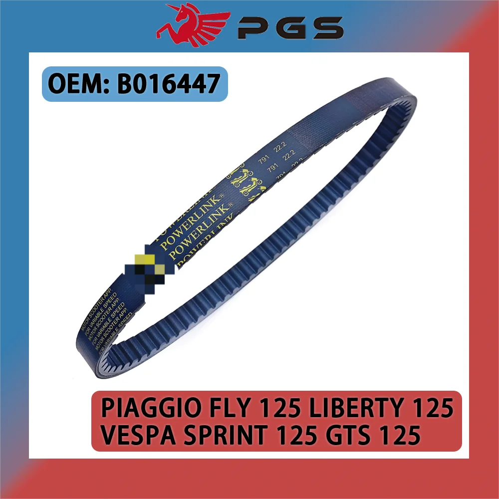 Original gate Drive Belt 791x22.2 For PIAGGIO FLY 125 LIBERTY 125 VESPA SPRINT 125 GTS 125 B016447 791 22.2