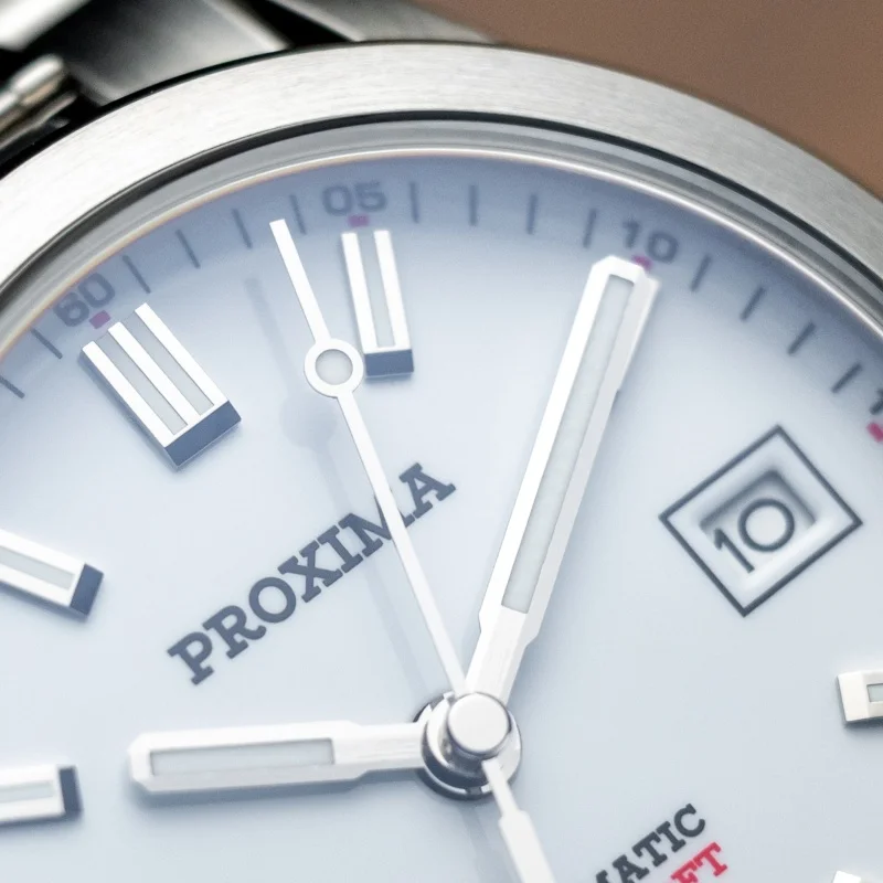 Proxima Men Automatic Watch 39MM Military Mechanical Wristwatch Diver 10Bar Waterproof BGW-9 Luminous Enamel Dial NH35