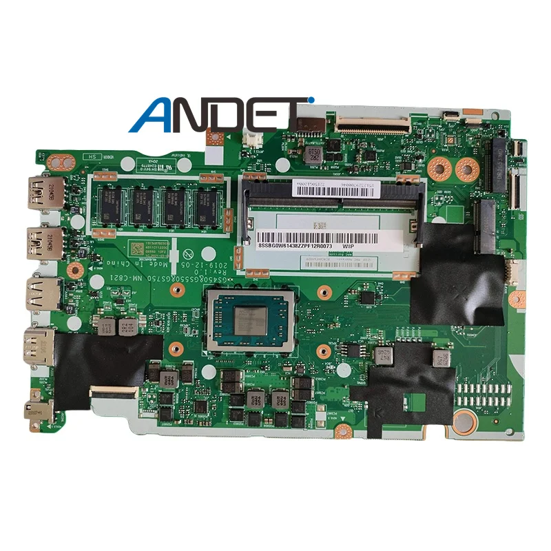 CPU R5 3700U RAM 4G Laptop Motherboard For Lenovo IdeaPad 3 15ADA05 NM-C821 GS450 & GS550 & GS750 Accessories 100% test OK