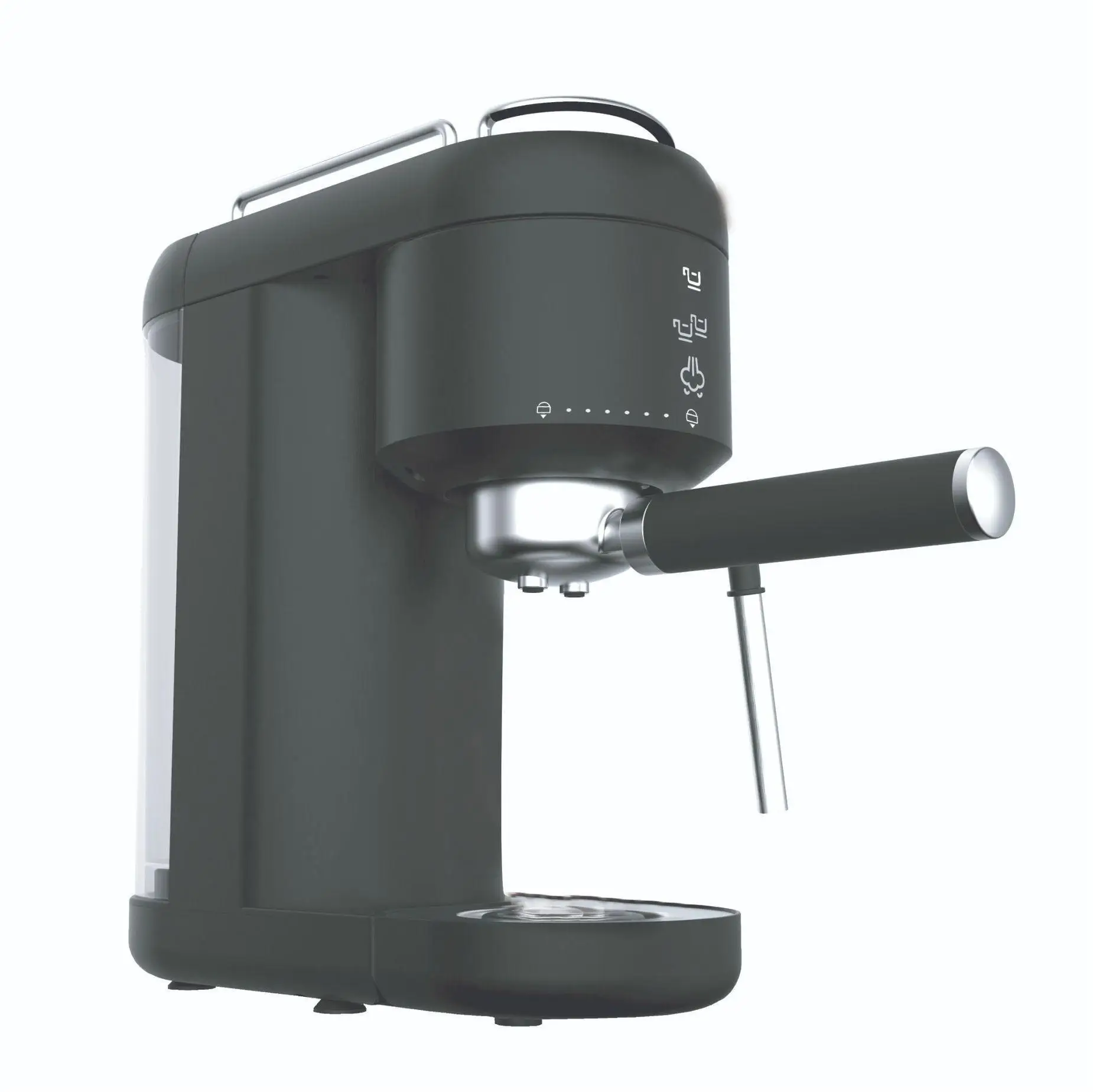 

Coffee machine, Italian, visual, fully semi-automatic, household, milk frother, small