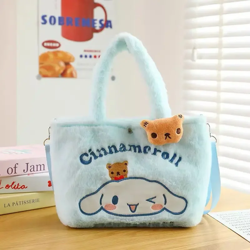 

Sanrios Girl Quadratic Element Packageoutdoor Leisure Crossbody Bag Kawaii Kuromi Cinnamoroll Cartoon Cute Shoulder Bag Handbag