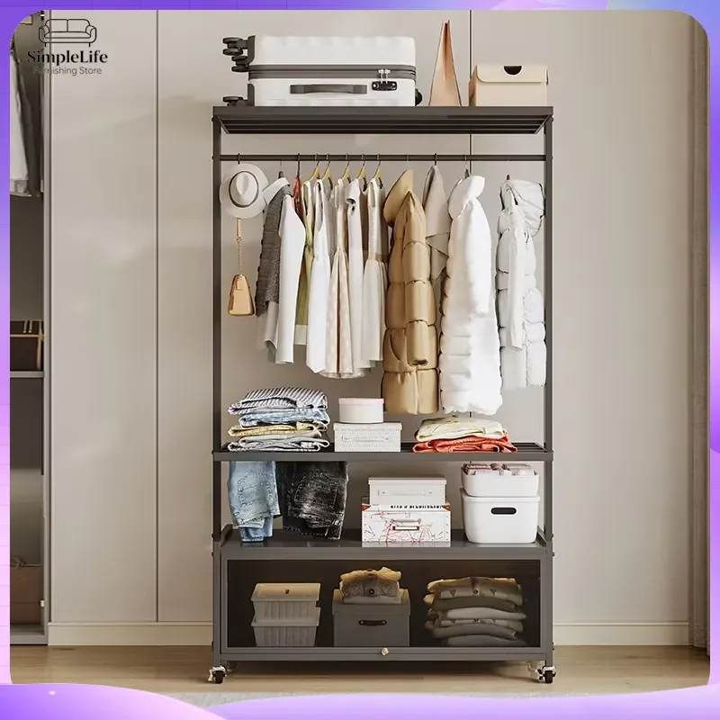 Modern Metal Coat Rack Stand Free Standing Hall Tree with Hooks for Hats Bags Clothes Storage Organizer Furniture for