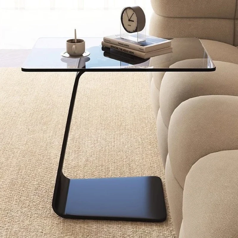 Picture 3: Light Luxury Lounge Sofa Side Table Living Rooms Square Cream Simple Apartment Corner Small Bedroom Bedside Meubles Furniture