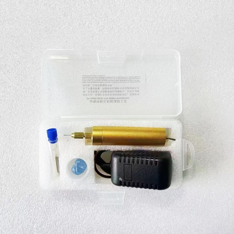 Diesel Injector Nozzle Spray Hole Carbon Deposition Cleaning Tool with 10pcs Clearing Needle