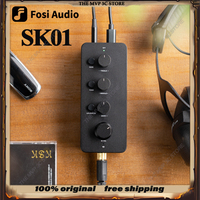 FosiAudio SK01 Desktop Earphone Preamplifier All-in-One Desktop Headphone Power Amplifier Portable lightweight 2500mah Hifi PC
