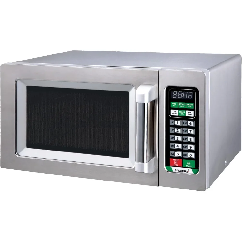 EMW-1000ST Commercial-Grade Microwave Oven, .9 Cubic Feet, Silver 20.12