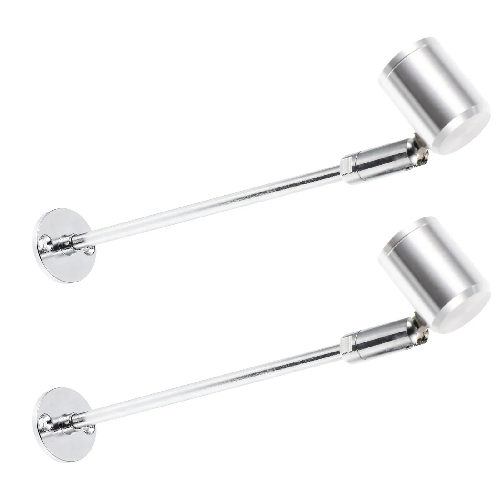 2Pcs Spotlight LED AC100V-265V 3W Warm White 3000K Jewelry Cabinet Display Case Light Metal Stake High Brightness Exhibition