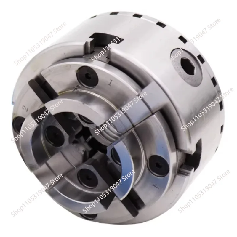 Self-centering four-jaw woodworking chuck KP96 clamping outer support round claw KP125 4 5 inch chuck
