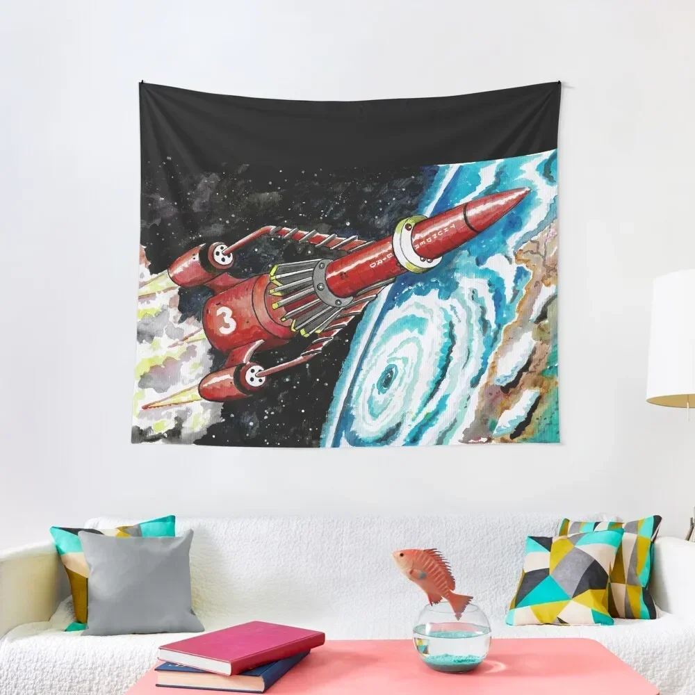 

Thunderbird 3 from Thunderbirds Tapestry Decor For Room Decorations For Your Bedroom Bedroom Deco Tapestry